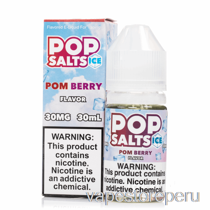 Vape Sin Nicotina Peru Ice Pom Berry - Sales Pop - 30ml 50mg